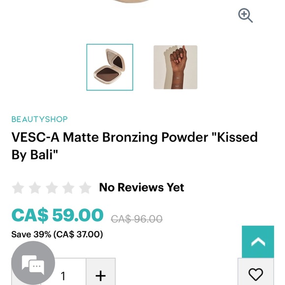 VESCA
KISSED BY
SOFT-MATTE BRONZING POWDER - Picture 4 of 4